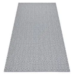 Tappeto CASA ECO SISAL BOHO Diamanti 22084 antracite / crema, tappeto in cotone riciclato