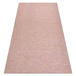 Tappeto SISAL PATIO 2778 tessuto piatto rosa / blu / beige