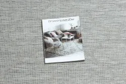 Dywan SZNURKOWY SIZAL płaskotkany PATIO 3069 koniczyna marokańska szary / beż