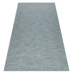 Tappeto SISAL PATIO 3069 Traliccio marocchino tessuto piatto - blu acqua
