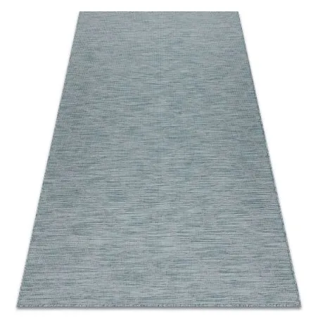 Tappeto SISAL PATIO 3069 Traliccio marocchino tessuto piatto - blu acqua