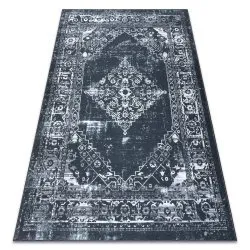 Tappeto ANTIKA 117 tek, ornamento moderno, lavabile - grigio / grafite
