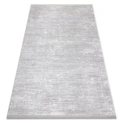 Tappeto TULS strutturale, frange 51248 moderno grigio