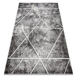 Tappeto MATEO 8031/644 Moderno, geometrico, triangoli - strutturale grigio