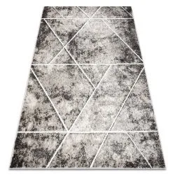 Tappeto MATEO 8031/944 Moderno, geometrico, triangoli - strutturale grigio / beige