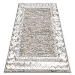 Tappeto MATEO 8033/944 Moderno greco, telaio - strutturale grigio / beige