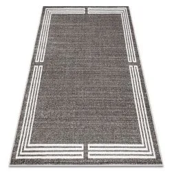 Tappeto MATEO 8034/944 Moderno telaio - strutturale grigio / beige
