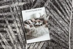 Dywan MATEO 8035/644 Nowoczesny liście palmy - strukturalny szary