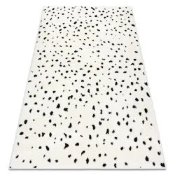 Tappeto moderno MODE 8508 puntini crema / nero