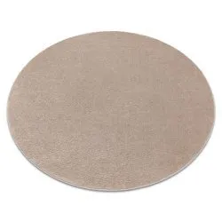 Tappeto SOFTY cerchio un colore beige