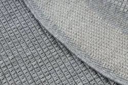 Tappeto TIMO 5979 cerchio SISAL all'aperto telaio grigio chiaro