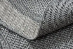 Tappeto TIMO 5979 cerchio SISAL all'aperto telaio grigio chiaro