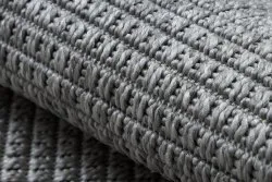 Tappeto TIMO 5979 cerchio SISAL all'aperto telaio grigio chiaro