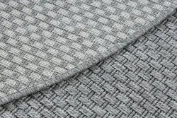 Dywan TIMO 6272 koło SZNURKOWY SIZAL outdoor jasny szary