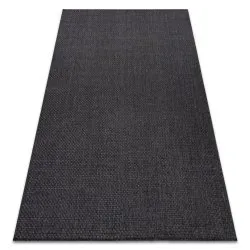 Tappeto TIMO 6272 SISAL all'aperto nero