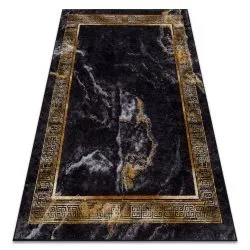 Tappeto lavabile MIRO 51278.809 Marmo, greco antiscivolo - nero / oro
