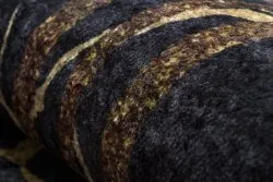 Tappeto lavabile MIRO 51333.801 Marmo, telaio antiscivolo - nero / oro