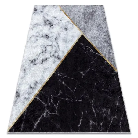 Tappeto lavabile MIRO 51330.804 Marmo, geometrico antiscivolo - grigio
