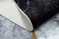Tappeto lavabile MIRO 51330.804 Marmo, geometrico antiscivolo - grigio