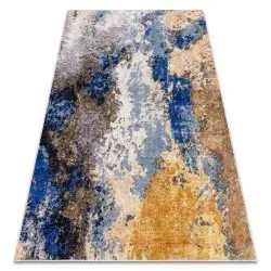 Tappeto lavabile MIRO 51774.802 Astrazione antiscivolo - blu / beige