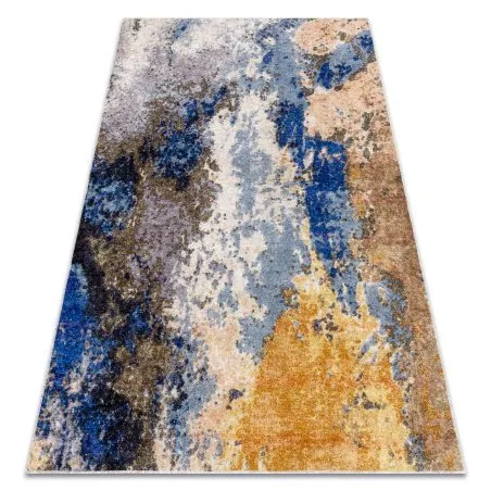 Tappeto lavabile MIRO 51774.802 Astrazione antiscivolo - blu / beige