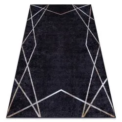 Tappeto lavabile MIRO 51233.811 Geometrico antiscivolo - nero