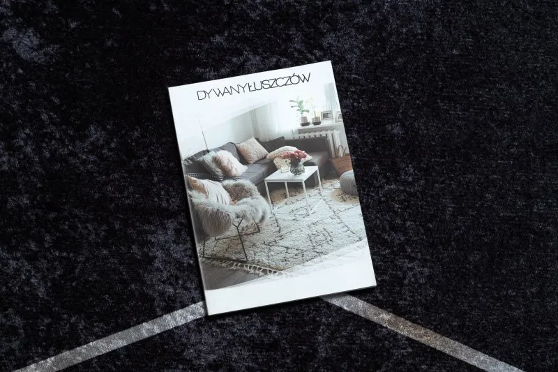 Tappeto lavabile MIRO 51233.811 Geometrico antiscivolo - nero