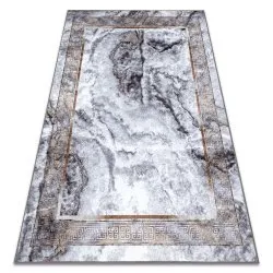 Tappeto lavabile MIRO 51278.812 Marmo, greco antiscivolo - grigio / oro