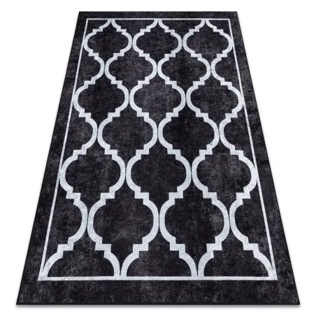 Tappeto lavabile MIRO 51639.806 Trellis reticolo antiscivolo - nero