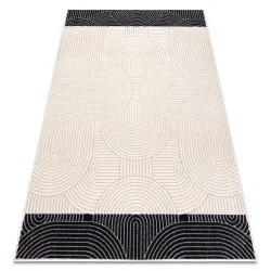 Tappeto Lana ANGEL 7901 / 52044 Geometrico beige / nero