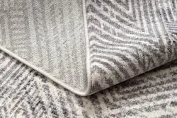 Dywan wełniany ANGEL 7890 / 52042 Jodełka, chevron beż / szary