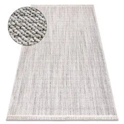 Tappeto NANO FH93A Melange, loop, tessuto piatto grigio
