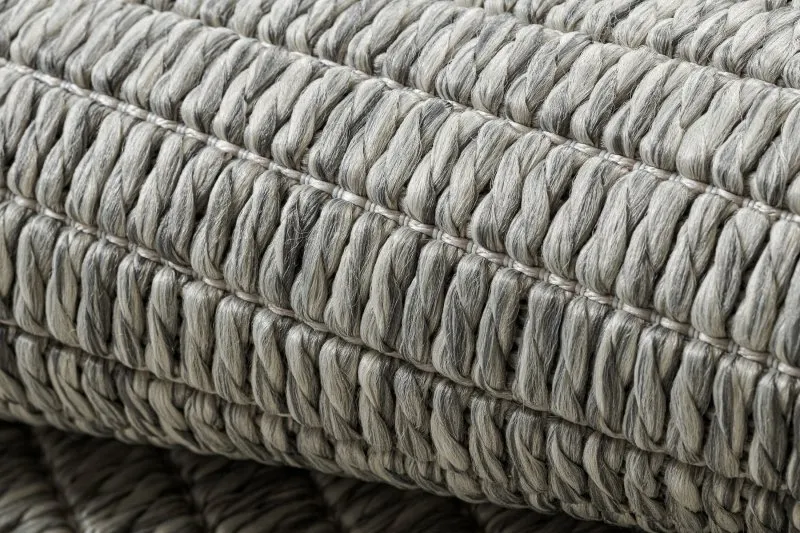 Tappeto ORIGI 3583 grigio - cordoncino in SISAL a tessitura piatta