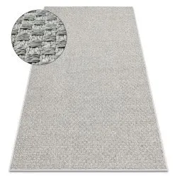Tappeto ORIGI 3661 grigio - cordoncino in SISAL a tessitura piatta