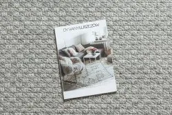 Tappeto ORIGI 3661 grigio - cordoncino in SISAL a tessitura piatta