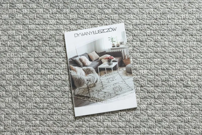 Tappeto ORIGI 3661 grigio - cordoncino in SISAL a tessitura piatta