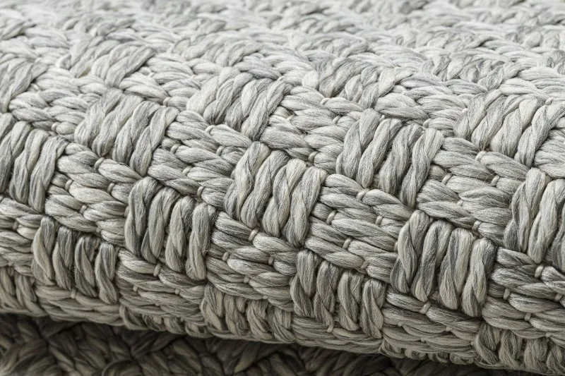 Tappeto ORIGI 3661 grigio - cordoncino in SISAL a tessitura piatta