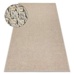 Tappeto ORIGI 3561 beige - cordoncino in SISAL a tessitura piatta