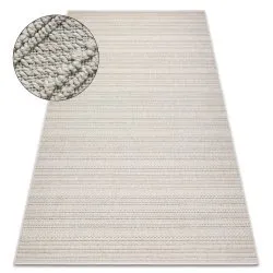 Tappeto JERSEY 19233 crema - Linee strutturali, loop BOHO