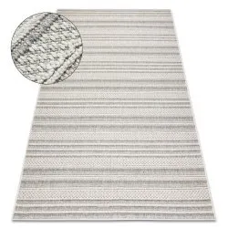 Tappeto JERSEY 19233 grigio - Linee strutturali, loop BOHO