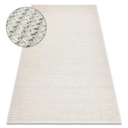 Tappeto JERSEY 19236 crema - strutturali, loop BOHO