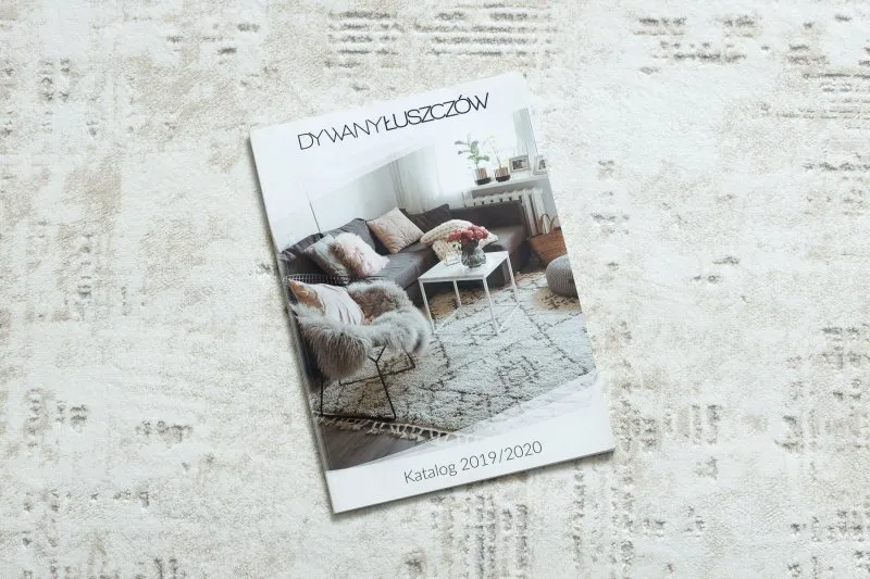 Dywan DUKE 51374 krem - Vintage, strukturalny, bardzo miękki, frędzle