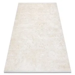 Tappeto moderno DUKE 51541 panna - Geometrico strutturata, molto morbida, frange