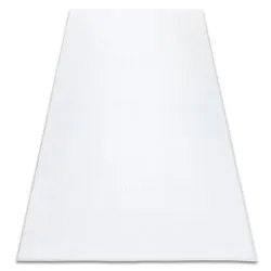 Tappeto da lavaggio moderno LINDO bianco, antiscivolo, a pelo lungo