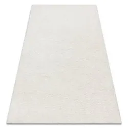 Tappeto BUENOS 7001 shaggy tinta unita, monocolore bianco