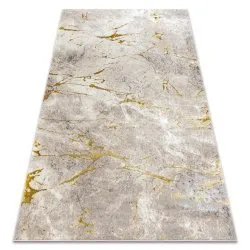 BLISS Z197AZ147 tappeto beige scuro / oro - Marmo, moderno, strutturale