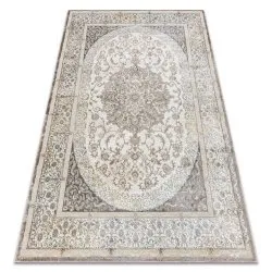 BLISS Z204AZ128 tappeto crema / beige - Cadre, ornamento, moderno, strutturale