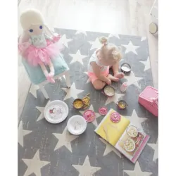 Tappeto SCANDI 18209/052 grigio, perfetto per la stanza dei bambini o la nursery