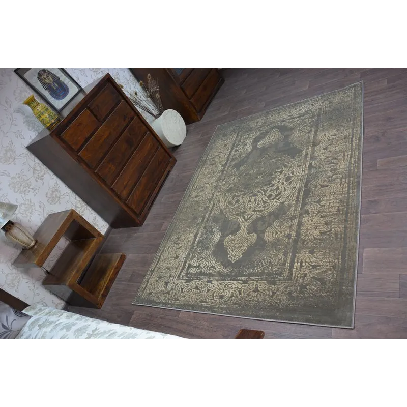 Tappeto moderno DROP JASMINE 456 in tonalità beige, adatto per il soggiorno
