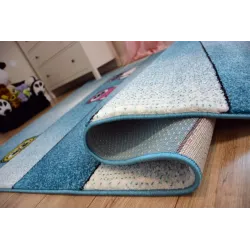 Tappeto colorato per bambini con gufi, ottimo per la stanza di un bambino